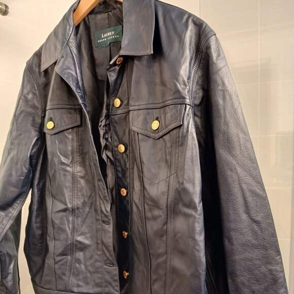 Vintage Ralph Lauren Genuine Leather Jacket - Picture 2 of 11